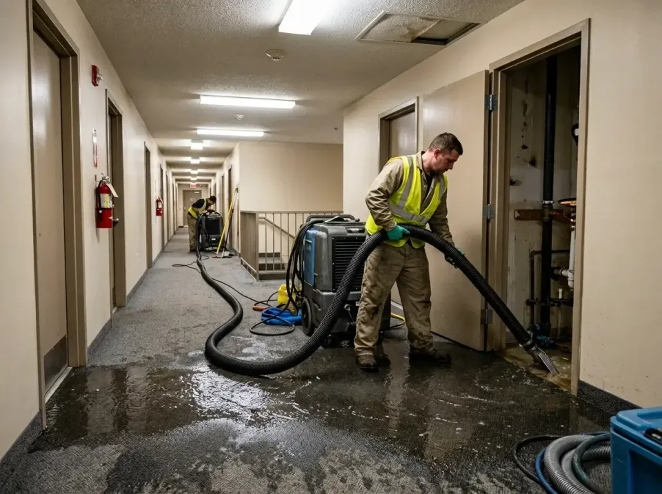 multi-unit-apartment-hallway-f-005 — frequently asked questions, Emergency Burst Pipe Water Extraction & Removal in Espanola…